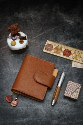 手帐礼墨良品真皮记事本活页