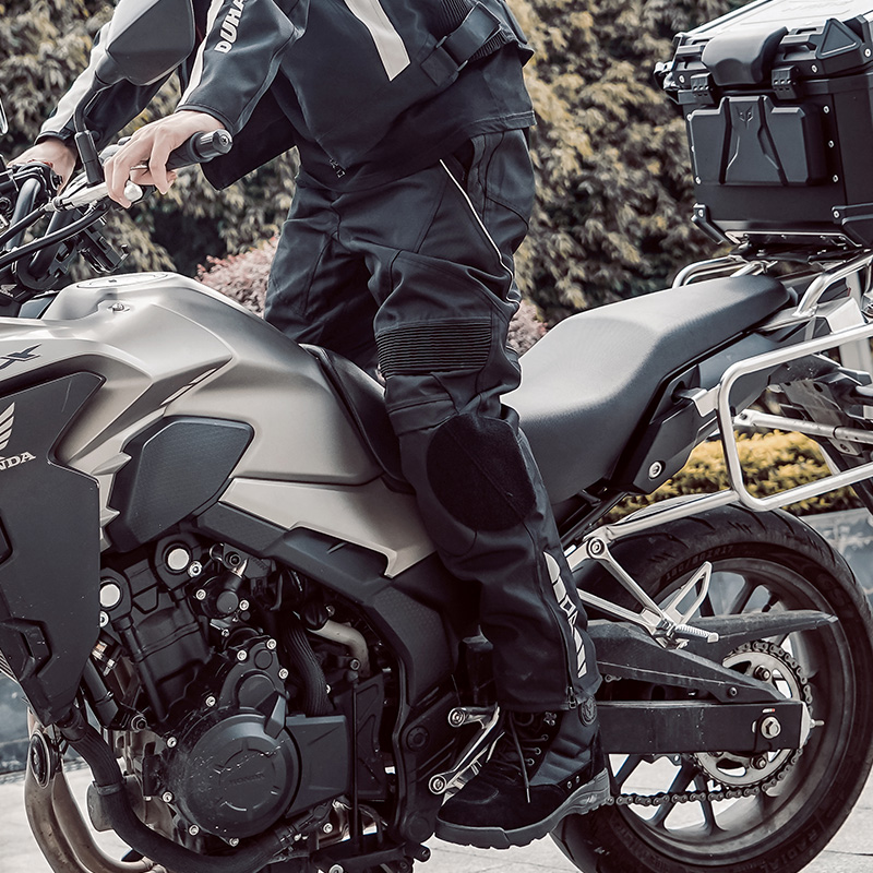 杜汉休闲机车裤男保暖装备防水防寒赛车裤冬摩托车骑行裤防风防摔