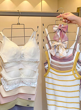 多功能吊带衣架文胸多层省空间背心丝巾悬挂内衣收纳衣柜收纳神器
