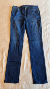 LEG修身 诺约克出口美国原单大码 女装 尾货中腰弹力SKINNY 牛仔裤