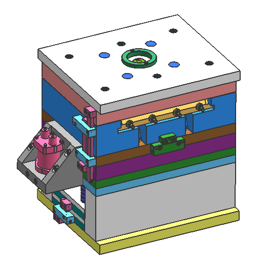 模具分模塑料模具设计ug造型cad模具设计三维模具设计