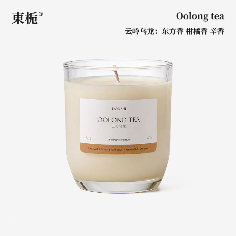 東栀无烟大豆香薰蜡烛40小时
