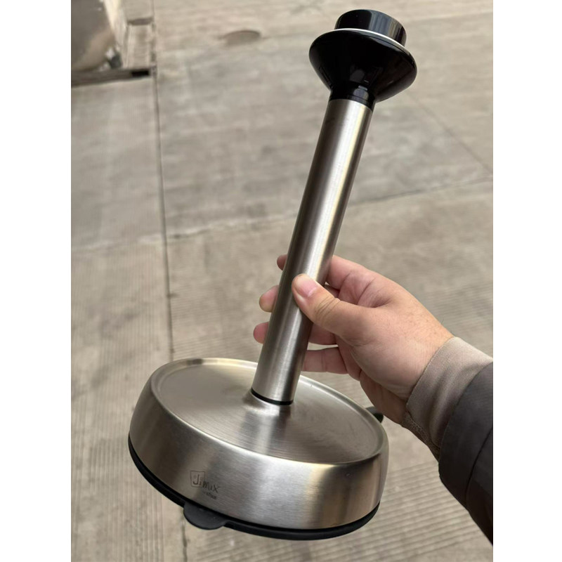 德国品牌的吸盘立式不锈钢卷纸架图片