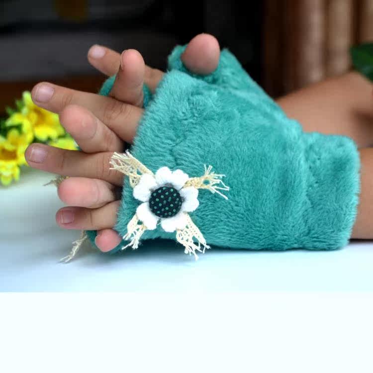 Gants pour enfants en cheveux Camel - Ref 2146075 Image 1