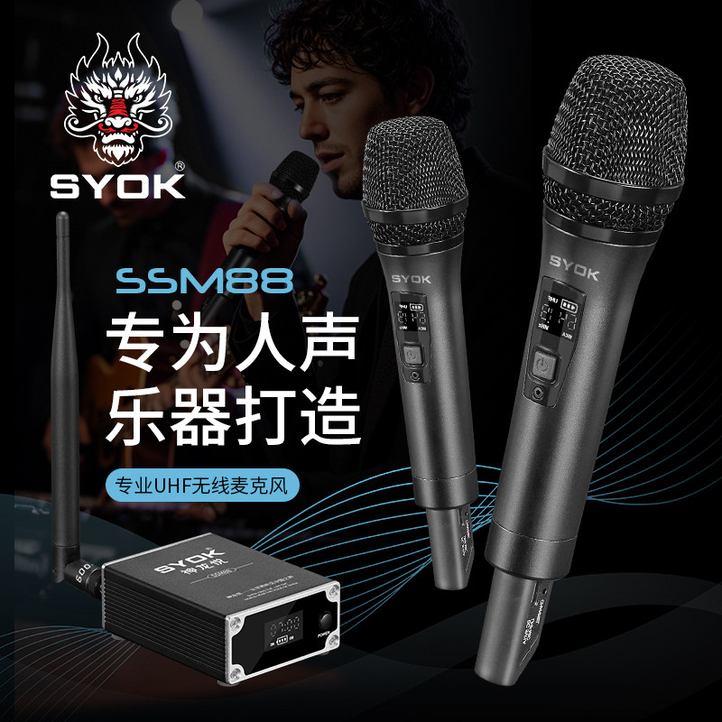 神龙SYOKSSM88无线K歌话筒混响图片