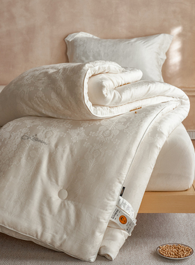 铂金小香35%大豆纤维秋冬被芯春秋四季被通用子母被单双人冬被子