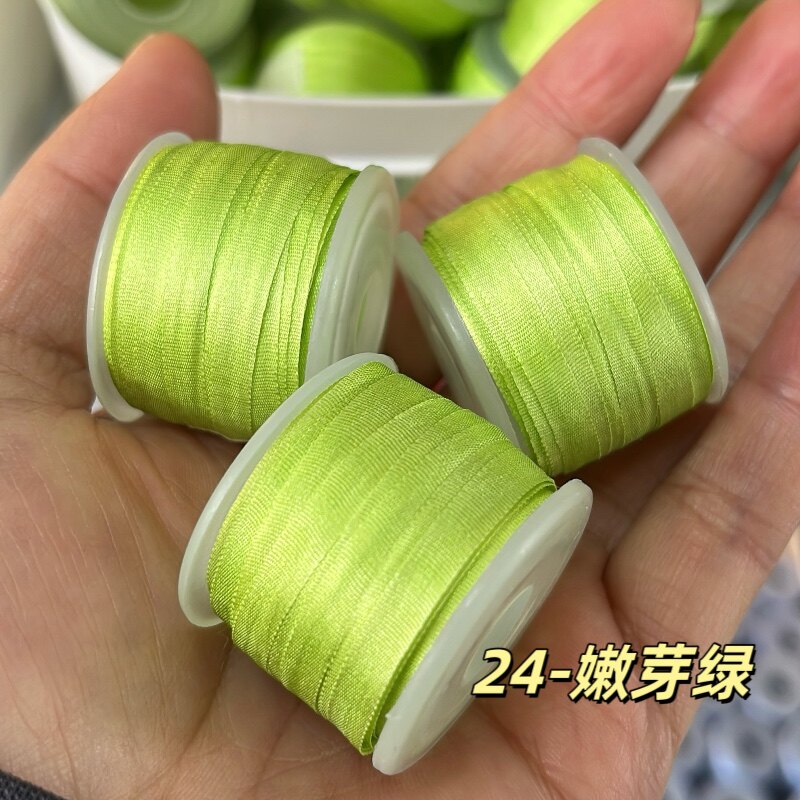 绿色系高品质木梭机丝带