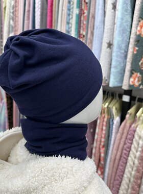 小童2-5岁帽子+围脖二件套防风保暖扭扭帽保暖秒变围脖面罩口罩