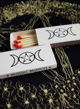 magic火柴 五芒星三相月 原创礼品老式洋火专用加长款55mm