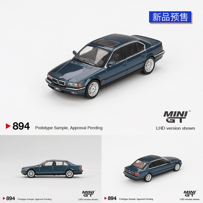MINIGT车模164BMW750ILBlue