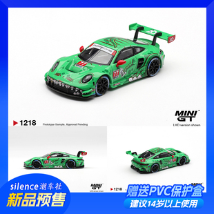 minigt车模1:64保时捷911 GT3 R#77 2025IMSA赛百灵大赛冠军1218