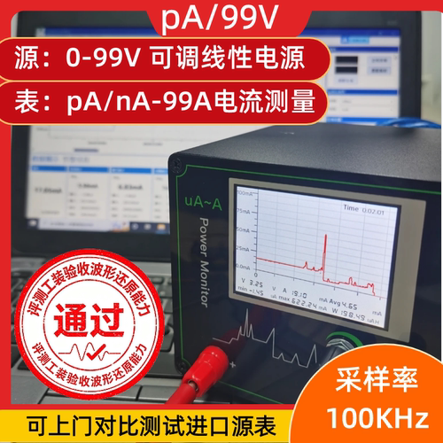 英加功耗分析仪.源表1nA-30A/80V