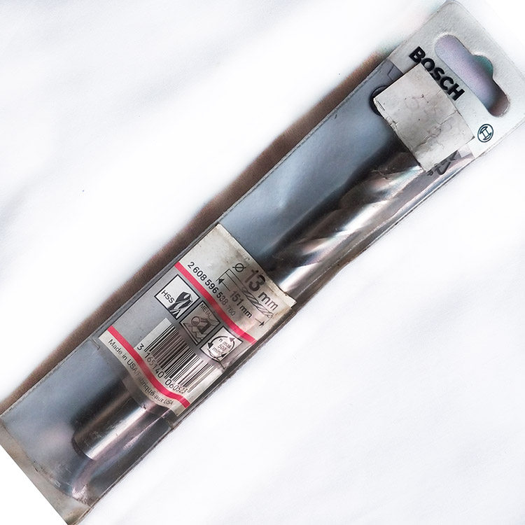 五金BOSCH原装钻头13mm高速钢直柄麻花钻538-760金属钻掌柜推荐