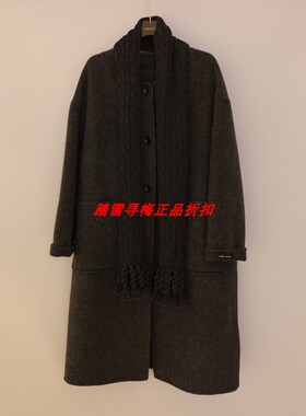 拍前询库存 安所正品女装 VE 2025年冬季羊毛呢外套 GD1D168 包邮