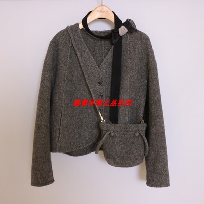 拍前询库存 安所正品女装 VE 2025年冬季羊毛呢外套 GD1D036 包邮