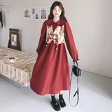 【】新中式提花面料拼接假两件连衣裙2813-P135K198，女装套装/套裙，2C069
