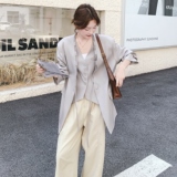 韩系通勤风西装套装女2025早秋新款时尚设计感气质马甲西服两件套，女装套装/套裙，2C069