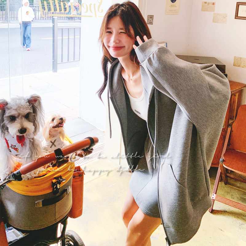 【】慵懒连帽太空棉外套+半身短裙套装2599-P165K228,女装套装/套裙,2C069