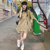 2026夏季设计感斜门襟衬衫套装2C069-9330-P125K178，女装套装/套裙，2C069
