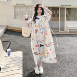 【现货】设计感夏日多巴胺卡通涂鸦连衣裙7776-P135K198，女装连衣裙，2C069