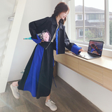 【】高级感撞色拼接时尚上衣+半身裙套装2516-P155K218，女装套装/套裙，2C069