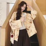 【大货】新中式晕染宽松廓形外套+阔腿裤套装F619-P195K288，女装套装/套裙，2C069