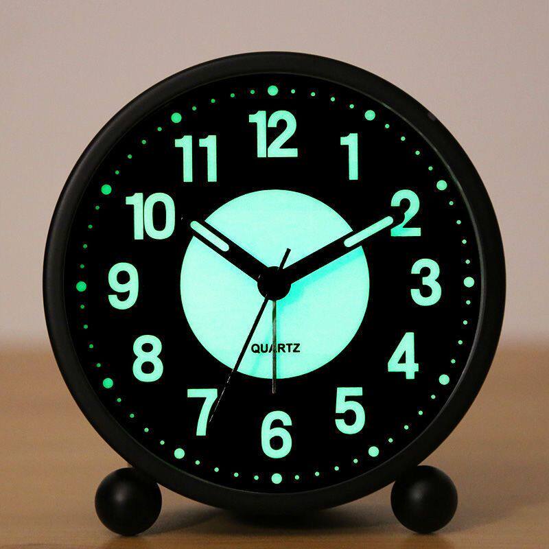学生宿舍闹钟静音夜光时钟现代简约儿童小朋友客厅卧室床头闹表铃,家居饰品,台钟/闹钟,淘宝优惠券,粉丝福利购,淘宝优惠卷