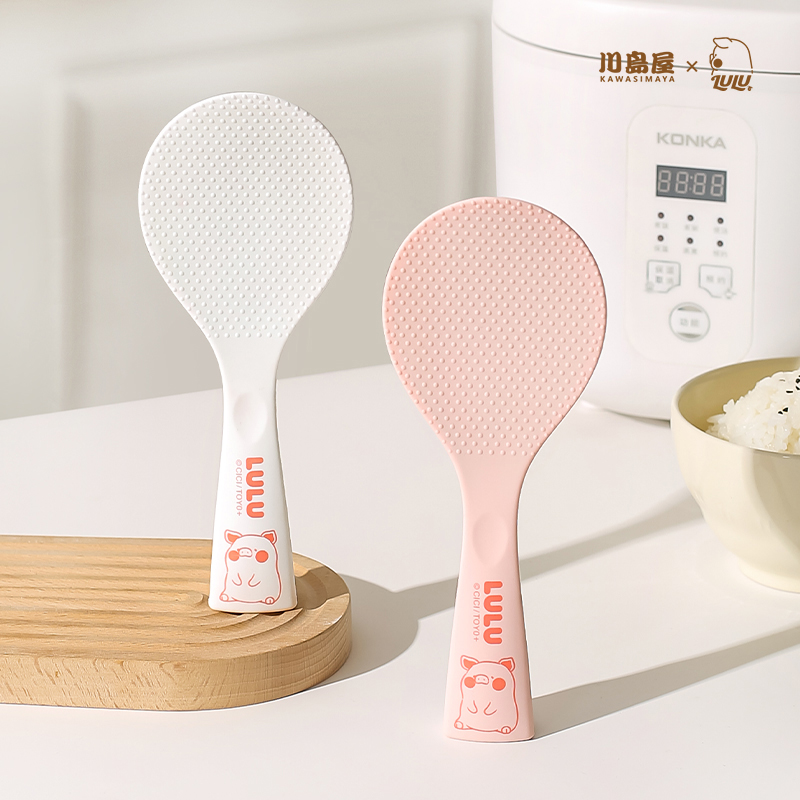 川岛屋&lulu猪联名硅胶可立饭勺