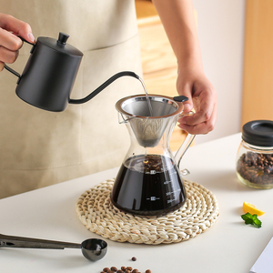 玻璃手冲咖啡滤杯家用滴漏咖啡壶过滤器分享壶咖啡器具套装