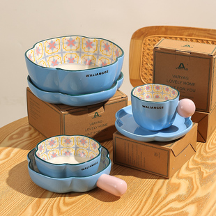 川岛屋星罗兰碗碟餐具套装 饭碗家用2023新款 高级感盘子 特别好看