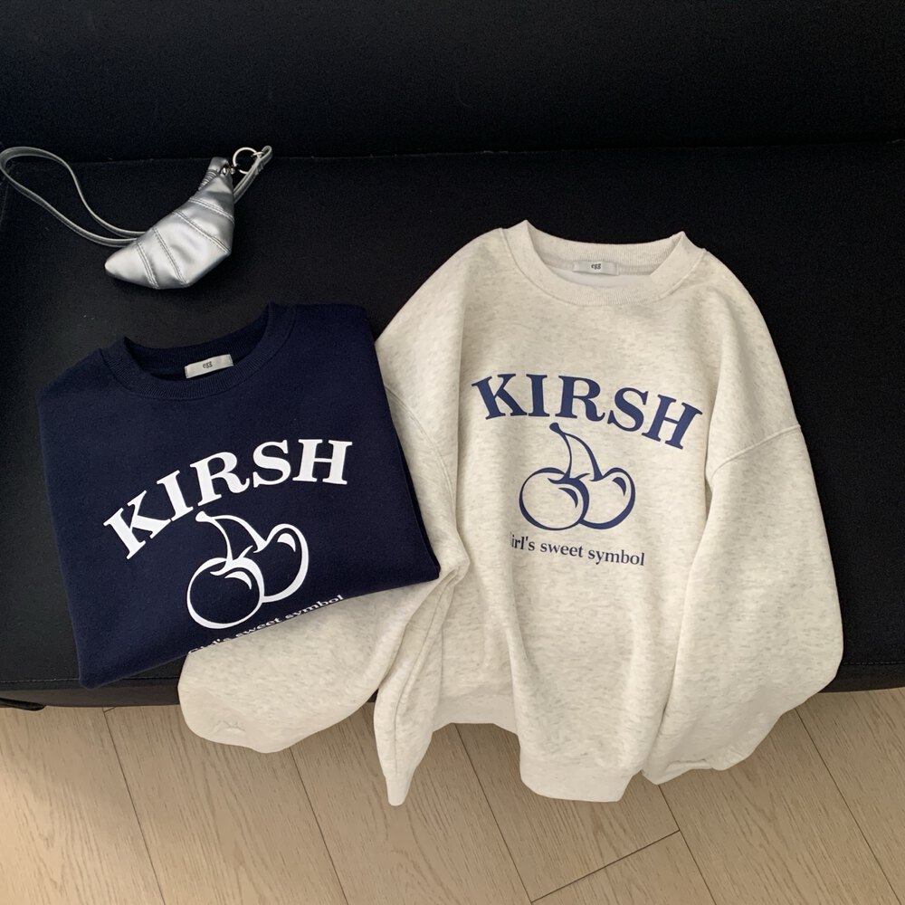 egg家韩国东大门卡通樱桃印花