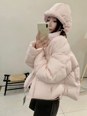 韩国东大门泡芙云感无胆羽绒服