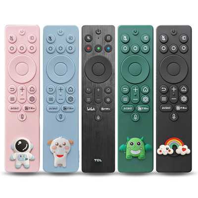 适用TCL雷鸟遥控器保护套鹤6pro加厚硅胶套Q10K可爱透明全包防尘