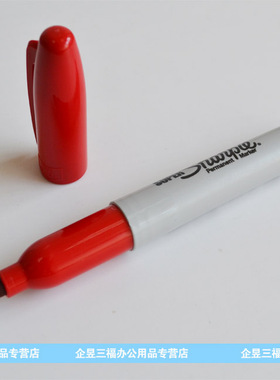 美国三福 特粗记号笔Super Sharpie33001环保无尘净化笔标记笔2MM