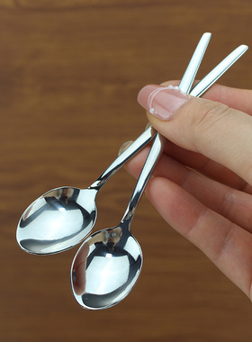 出土耳其小咖啡勺 18/10不锈钢高于304可爱精致简约汤匙调羹盐勺