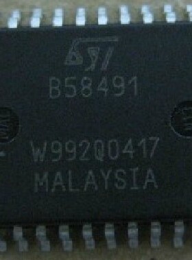 B58491  M382 汽车发动机电脑电源芯片 贴片铁底20脚