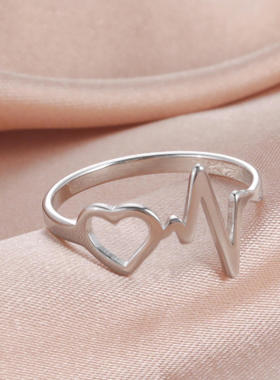 简约小众设计18K金不褪色切割不