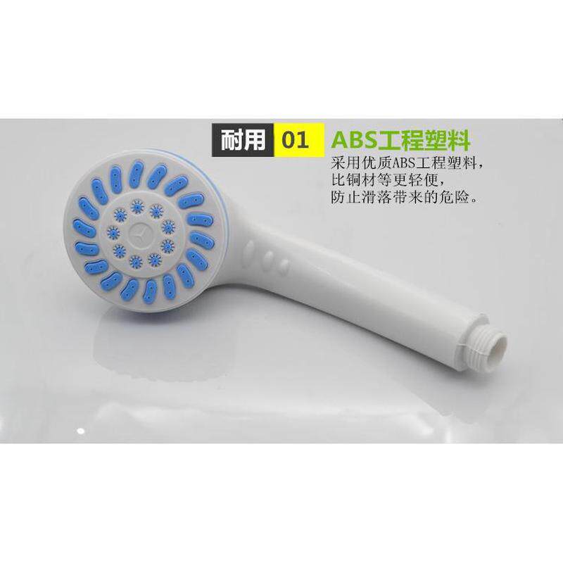 推荐节水小花洒淋浴花洒喷头可拆洗拆卸手拿喷头家用水暖白色塑料