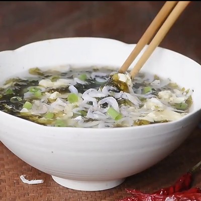 紫菜虾皮汤料包干货特级旗舰店商用蛋花汤碎头水免洗冲泡即食