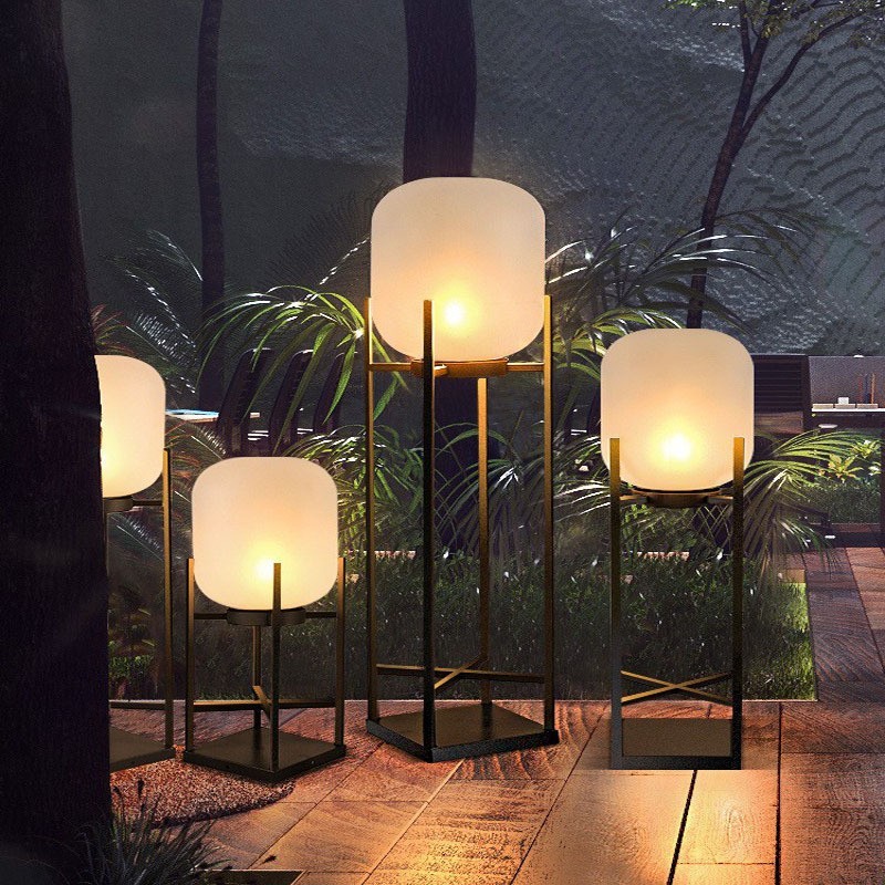 太阳能庭院灯网红草坪灯户外防水景观室外日式花园落地小品灯