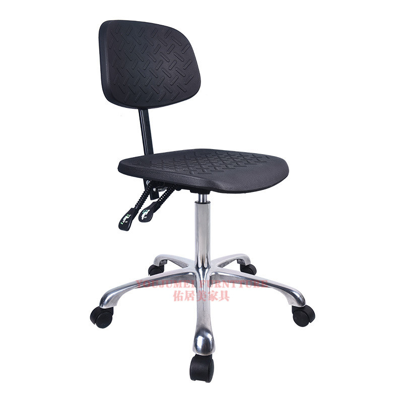 pu防静电椅子学校椅实验室双功能可调靠背升降椅电脑椅工厂流水线