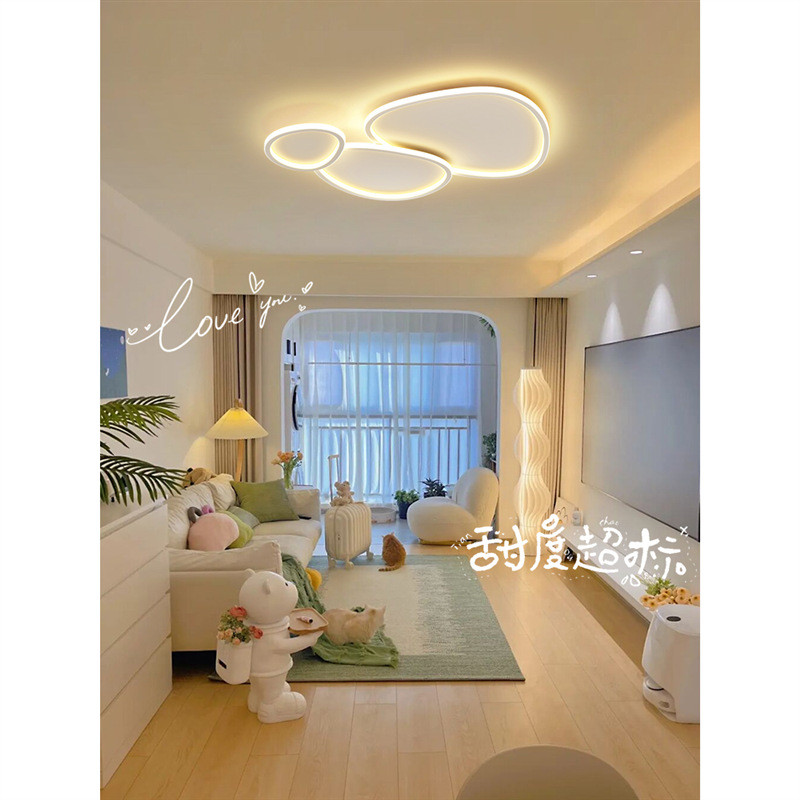 设计师极简超薄客厅灯吸顶灯大厅主灯现代简约创意卧室灯北欧灯具