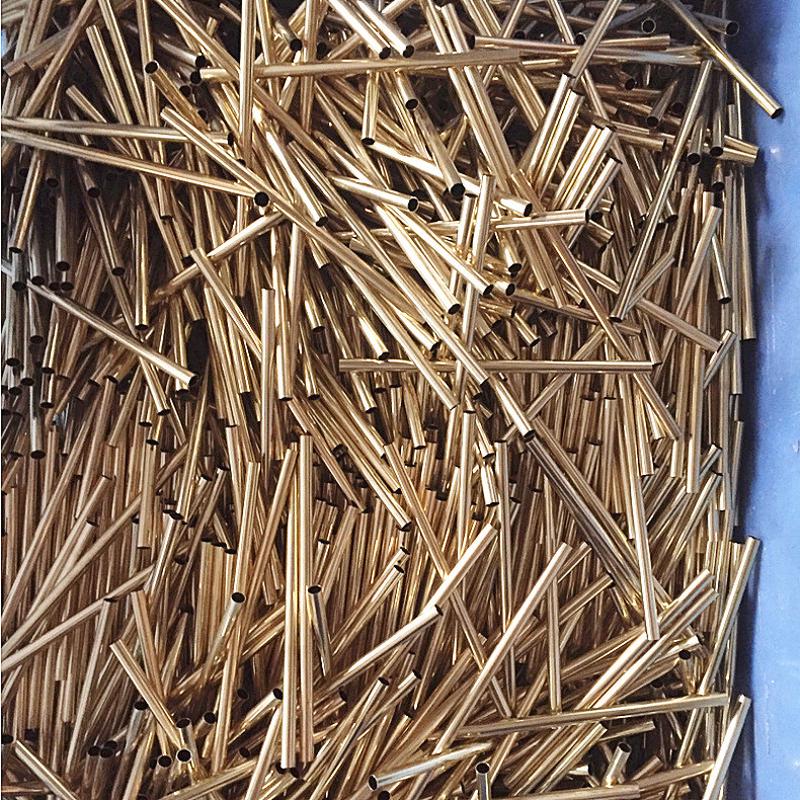 h62黄铜管黄铜装饰管t2纯铜无缝h65圆管空心黄铜箔无毛刺精密切割