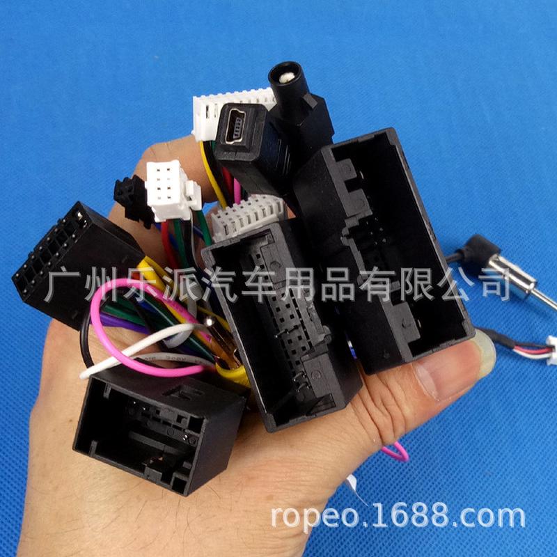 适用12-17福特嘉年华福克斯翼虎撼路者锐界掌讯16针电源线协议盒