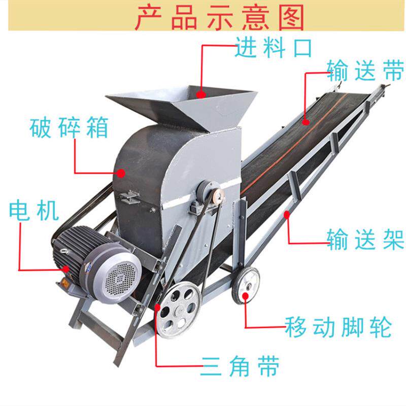 热销营养花土粉碎机干湿硬土粉土机电动350型育秧苗土粉碎机