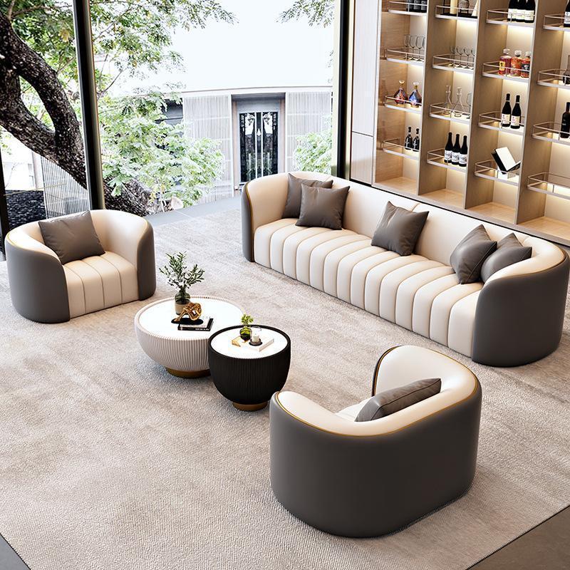 售楼处洽谈接待沙发茶几组合酒店大堂商务休息区会客贵宾创意卡座