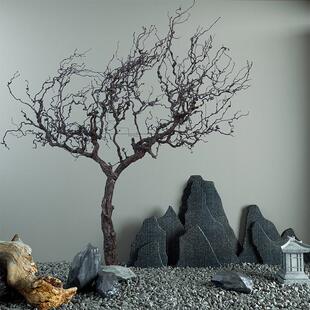 热销龙陈设干枝写意软装橱窗花艺大型造景摆件枣树新中式手感枯枝