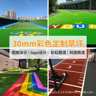 健身房草坪地毯专用仿真跑道带室内图案人造草垫私教网红黑灰草皮