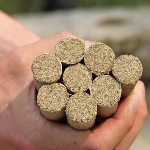 蕲春手工石臼艾条艾柱真三年纯艾灸条艾叶随身灸艾绒盒柱艾草家用