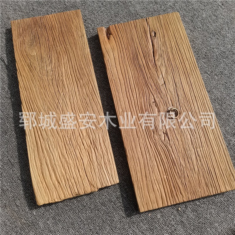 老榆木门板老榆木板材风化老榆木门板茶桌茶台楼梯踏步板旧木板